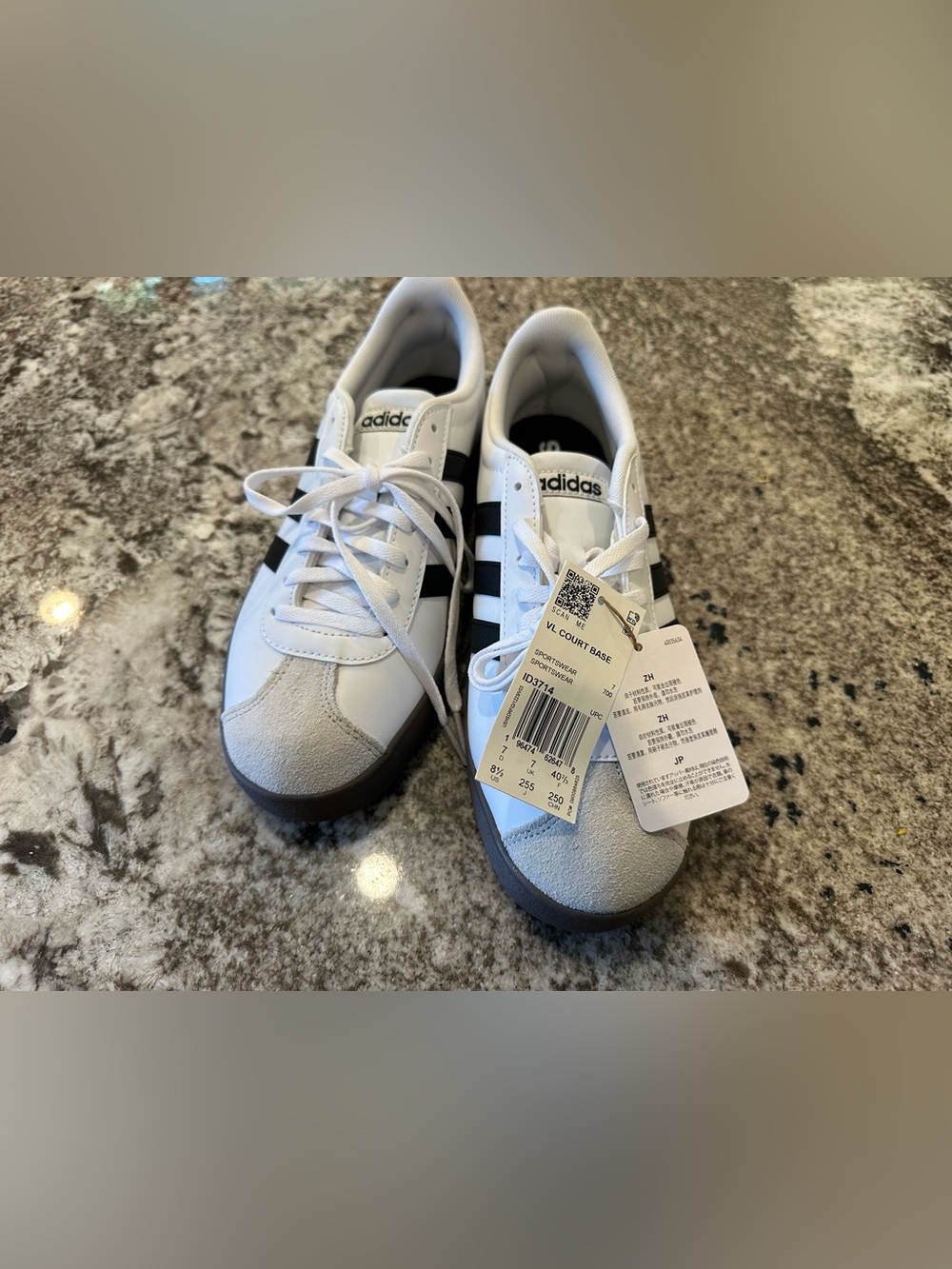 Adidas VL Court Base sneakers - women’s 8.5 - brand new with tags